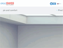 Tablet Screenshot of ergoswiss.com